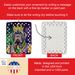 Neapolitan Mastiff King Of Mardi Gras Porcelain Ornament Christmas Tree Hanging Decorations For Home Christmas Holiday, Rectangle, Gift, Multicolor_maomaolike.com