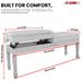 5CORE Duet Piano Bench W Storage For Two Wooden Adjustable Keyboard Stool - Adults & Kids - PNB DT WH_maomaolike.com