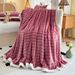 Thickened Autumn And Winter Rabbit Fur Summer Office Home Sofa Dormitory Nap Milk Velvet Throw Small Blanket_maomaolike.com