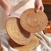 Handmade Rattan Insulated Water Woven Teapot Tea Ceremony Cup Anti-scald Placemat Dining Table Plate Mat_maomaolike.com