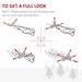 7 Ft Tall Unlit Slim Fir Artificial Christmas Tree With Realistic Branches, And 865 Tips, Green_maomaolike.com