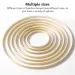 10Pcs Practical Dream Catcher Ring Round Wooden Bamboo Hoop DIY Crafts Tools Floral Hoop Bamboo Ring 10 13 15 18 20 23 27 30cm_maomaolike.com