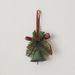 Decoration Artificial Pine Cone Bell Pendant Christmas Car Hanging Berry Vine Eucalyptus Small Wreath_maomaolike.com
