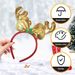 Christmas Headband Reindeer Antlers Clips Santa Claus Hats 12 Pcs_maomaolike.com
