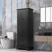 Storage Cabinet With 2 Doors And 4 Drawers For Bathroom, Office, Adjustable Shelf, MDF Board With Painted Finish_maomaolike.com