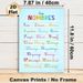 French Numbers Learning Painting Poster, Colorful Cursive Style French 1-20 Numbers Display Poster, Supports French Number Learning, Ideal For_maomaolike.com