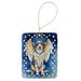 Catahoula My Angel Porcelain Ornament Christmas Tree Hanging Decorations For Home Christmas Holiday, Rectangle, Gift, Multicolor_maomaolike.com