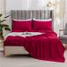 Soft Brushed Sheet Set - Minimalist Solid Color For Single/Double Bed (Breathable & Skin-Friendly, 200 Thread Count,_maomaolike.com