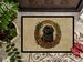 Newfoundland Christmas Flowers Doormat Front Door Mat Indoor Outdoor Rugs For Entryway, Non Slip Washable Low Pile, 24H X 36W_maomaolike.com