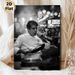 Chef Themed Painting Poster, Monochrome Lively Culinary Scene Poster, Captivating Candid Chef Moment, Ideal Decor For Restaurant, Kitchen & Dining_maomaolike.com
