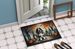 Basset Hound Spooky Halloween Doormat Front Door Mat Indoor Outdoor Rugs For Entryway, Non Slip Washable Low Pile, 24H X 36W_maomaolike.com