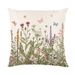New Spring Floral Linen Printed Letter Sofa Cushion Cover Home Pillowcase_maomaolike.com