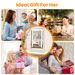Vanity Mirror With Lights,3 Lighting Colors Dimmable Brightness Smart Touch Control 10X Magnifying Mirror 360°Rotation LED Lighted Makeup Mirror For Desk Bedroom Dressing Room_maomaolike.com