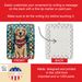 Golden Retriever Christmas Porcelain Ornament Christmas Tree Hanging Decorations For Home Christmas Holiday, Rectangle, Gift, Multicolor_maomaolike.com