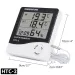 LCD Digital Temperature Humidity Meter HTC-1 HTC-2 Home Indoor Outdoor Hygrometer Thermometer Weather Station With Clock_maomaolike.com