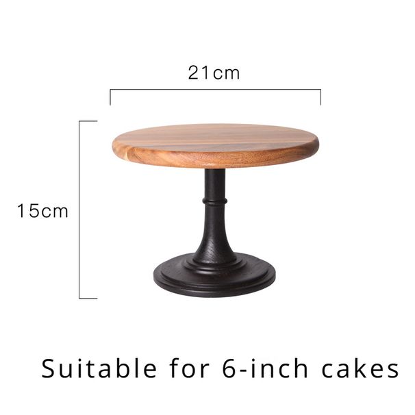 Wooden Tall Cake Tray Dessert Table Ornaments Birthday Display Shelf Cakes Bread Snacks Mori Tasting Tray._maomaolike.com
