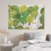 「Orange Garden」Rabbit Cute Animal Canvas Bedroom Decoration Sofa Hanging Painting Wall Covering Background Cloth_maomaolike.com