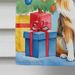 Sheltie Christmas Reindeer House Flag Large Porch Sleeve Pole Decorative Outside Yard Banner Artwork Wall Hanging, Polyester, House Size, Multicolor_maomaolike.com