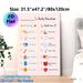 Daily Routine Checklist Painting Poster, Cute Colorful Cartoon-style Morning & Bedtime Task Chart Poster, Assists In Organizing Daily Habits Suitable_maomaolike.com