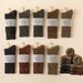 Lengthened wool socks women's stockings autumn and winter warm plus velvet padded towel socks calf high tube ladies stockings_maomaolike.com