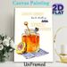 Honey Jar & Bee Themed Painting Poster, Warm Watercolor-style Poster, Sweet Honey-inspired Design With Typography Adds Cozy Ambiance For Kitchen_maomaolike.com