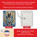 Norwegian Elkhound My Angel Porcelain Ornament Christmas Tree Hanging Decorations For Home Christmas Holiday, Rectangle, Gift, Multicolor_maomaolike.com