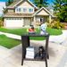 Outdoor Patio Furniture 1 Coffee Table With Clear Tempered Glass_maomaolike.com