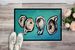 Four Oyster Shells On Board Doormat Front Door Mat Indoor Outdoor Rugs For Entryway, Non Slip Washable Low Pile, 24H X 36W_maomaolike.com