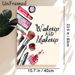 Makeup Themed Painting Poster, Watercolor Style Cosmetic Items & Typography Poster, Stylish Decorative Piece Ideal For Dressing Room, Vanity Area_maomaolike.com