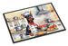 Doberman Pinscher The Chef Doormat Front Door Mat Indoor Outdoor Rugs For Entryway, Non Slip Washable Low Pile, 24H X 36W_maomaolike.com