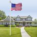 20 FT Sectional Flag Pole Kit Extra Thick Aluminum Flagpole With 1 Flag 2 Rope_maomaolike.com
