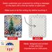 Scottish Deerhound Christmas Porcelain Ornament Christmas Tree Hanging Decorations For Home Christmas Holiday, Rectangle, Gift, Multicolor_maomaolike.com