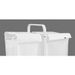 2-Tier Laundry Hamper 110L Large Oxford Clothes Basket Sorter With, Lid And Sorting Cards For Clothes & Toys Storage,White_maomaolike.com
