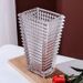 Home Transparent Crystal Glass Vase Nordic Light Luxury Ins Style Living Room Hotel Arrangement Ornament Fresh Flower_maomaolike.com