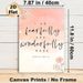 Bible Verse Psalm 139:14 Painting Poster, Soft Watercolor Style With Delicate Floral Accents Poster, Inspirational Religious Quote Decor For Bedroom_maomaolike.com