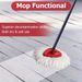 6 Pack O Cedar Spin Mop Replacement Mop HeSpin Mopd, Spin Mop Replacement Microfiber Mop Head, 360 Degree Easy Wringing Dust Mop Head With One Base And One Handle_maomaolike.com