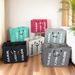 Cross-Border Dirty Oxford Cloth Portable Foldable Miscellaneous Storage Bag Large Capacity Handheld Laundry Basket Aluminum Ring_maomaolike.com