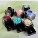 Eternal Rose real flower drawer necklace ring gift box Mother's Day Valentine's Day gift dried flower eternal flower jewelry box_maomaolike.com