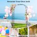 Outdoor Metal Garden Arch Trellis For Climbing Plants Grape Vine Flower_maomaolike.com