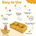 14 PCS Modular Kids Play Couch For Playroom And Bedroom Suede Fabric Covers Zipper Head Covers Protect_maomaolike.com