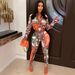 Women's clothing supply sexy printed fashion suit pants_maomaolike.com