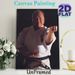 Karate Master Painting Poster, Dramatic Lighting Realistic Martial Arts Portrait Poster, Authentic Karate Stance Decor Suitable For Home Gym, Martial_maomaolike.com