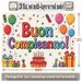 Italian Happy Birthday Banner - 2D Flat Polyester Party Backdrop, Wall Hanging Photo Props, Birthday Party Decor_maomaolike.com