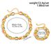 2Pcs/Set Colorful Bohemian Fashion Choker Necklace Bracelet Jewelry Set Classic Cross Chain Accessories For Women Gift_maomaolike.com