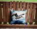 Pelican Diving Throw Pillow Machine Washable, Indoor Outdoor Decorative Pillow For Couch, Bed Or Patio, 14Hx14W_maomaolike.com