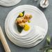 Ocean Wave Artistic Fusion Ceramic Tableware Internet Celebrity Western Food Flat Plate Irregular Shape Hotel High-end_maomaolike.com