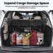 Trunk Cargo Net For Toyota Sienna 2021-2024 2025 Accessories Envelope Style Mesh Trunk Net Organizer And Storage Stretchable Adjustable Elastic Nylon Rear Cargo Netting With Hooks_maomaolike.com