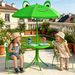 Kids Table And Chair Set, Outdoor Folding Garden Furniture, Picnic Table For Patio Backyard_maomaolike.com