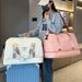 Travel Bag, Large Capacity Women's Fitness Bag, Luxurious Oversized Handbag, Fashionable And Practical Compartment Design, Multifunctional With Dry Wet Separation And Convenient Side Pockets_maomaolike.com