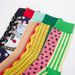 Fashionable Colorful Couple Socks Happy Socks Mid High Casual Cotton Socks_maomaolike.com